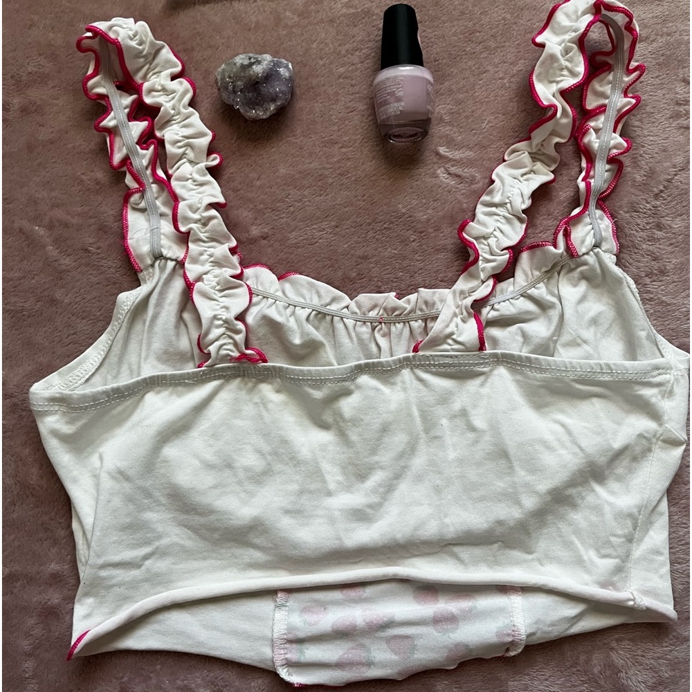 Strawberry Ruffled Top🍓! - Picture 2 of 3